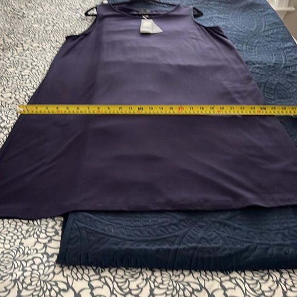 NWT ❤️Eileen Fisher❤️ Ballet sleeveless shift dress - navy size XL - Picture 14 of 14